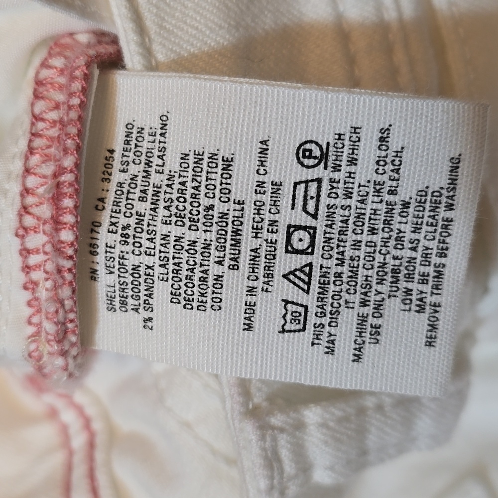 Pilcro and the Letterpress Cropped Off White Pants with Wide Cuff - Picture 6 of 11